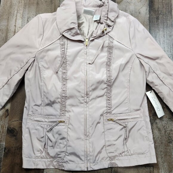 Womens Chico Zenergy Emma Jacket size 0 Full Zip Packable Windbreaker Coat - Picture 9 of 10